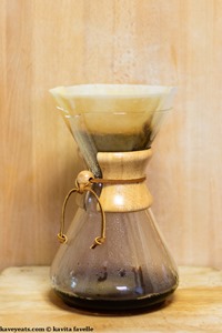Making Pourover Coffee in a Chemex Coffeemaker - Kavey Eats - © Kavita Favelle-9084