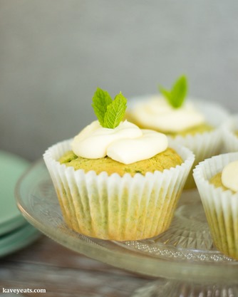 Pea and Mint Cupcakes with Rose Water Buttercream on Kavey Eats-1872