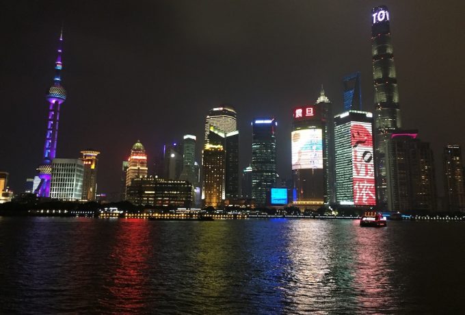 Shanghai night skyline - 100 Fantastic Cities for City Breaks, as chosen by travel bloggers (part 5)