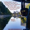 The Rideau Canal in Ottawa, and quote overlay text