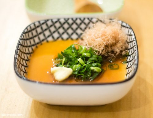 Tofu Custard at Machiya Japanese Restaurant in London, a review on Kavey Eats