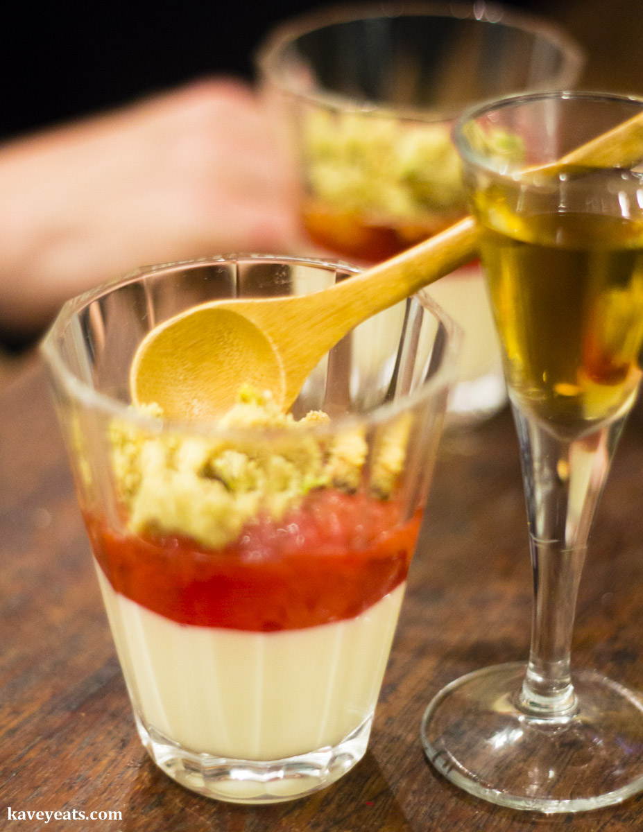 Yuzu Cream, Rhubarb and Pistachio Crumble Recipe from The Japanese Larder by Luiz Hara | Bringing Japanese Ingredients Into Your Everyday Cooking