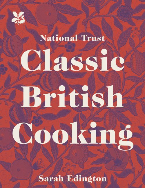 Book jacket for the National Trust's Classic British Cooking 