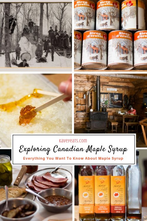 Collage on Canadian Maple Syrup