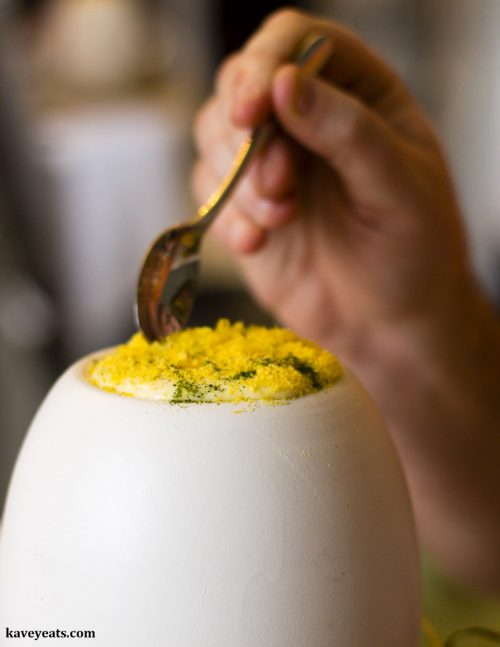 Potato, Estate Egg & Exmoor Caviar, Restaurant Interlude Tasting Menu