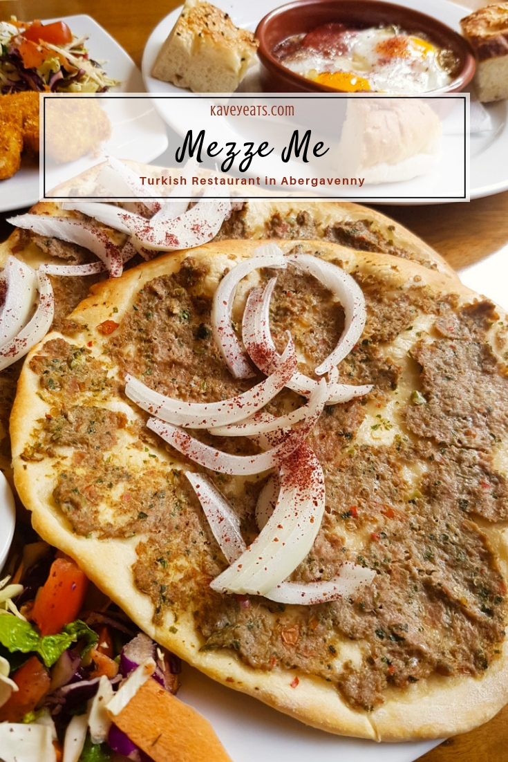 Lahmacun at Mezze Me Turkish Restaurant in Abergavenny, Monmouthshire, Wales