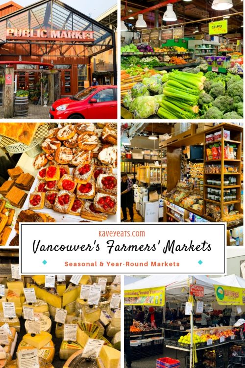 Vancouver Farmers Market collage