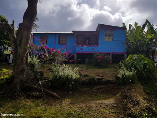 Colourful island houses, Grenada