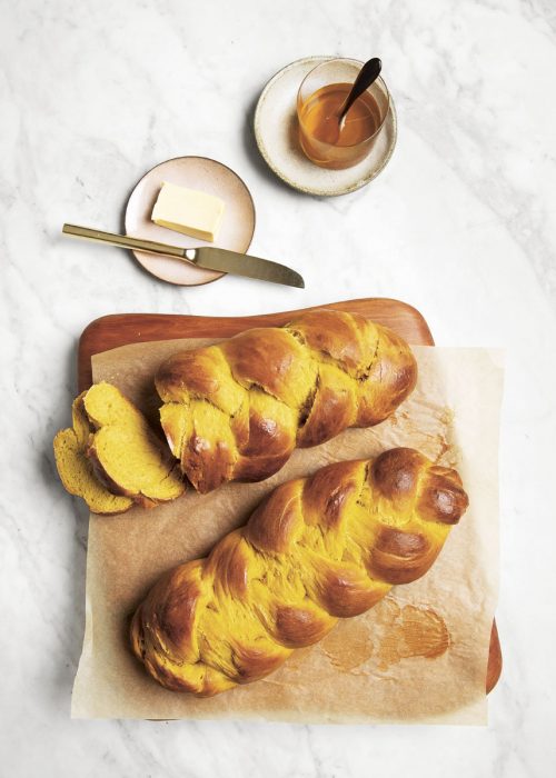 Yeasted pumpkin bread (Jewish Cookbook)
