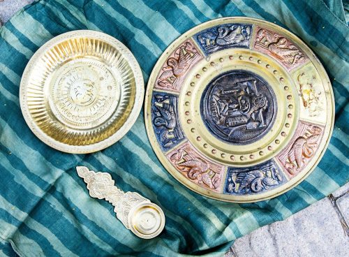 Indian brassware souvenirs