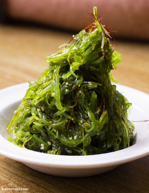 Wakame Salad (Seaweed) at Noa Japanese Restaurant in Bristol 