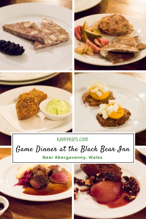 Review of The Black Bear Inn's Game Dinner - Kavey Eats