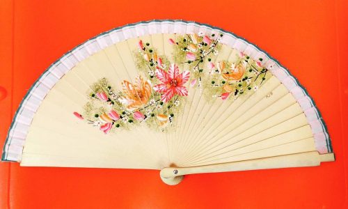 Hand-Painted Fan from Spain