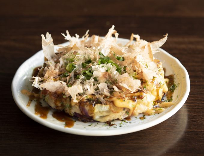 Okonomiyaki from Andrew Kojima's No Sushi cookbook