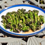 Maple Miso Tahini Sauce (over Purple Sprouting Broccoli)