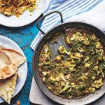 Cauliflower kuku recipe from Roasting Pan Suppers by Rosie Sykes