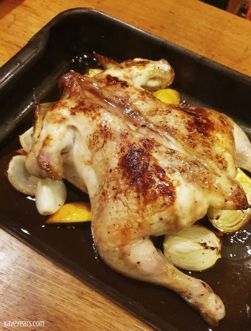 Maple-Glazed Roast Chicken