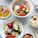 Vietnamese cookbook Sea Bass Tomato Dill Soup