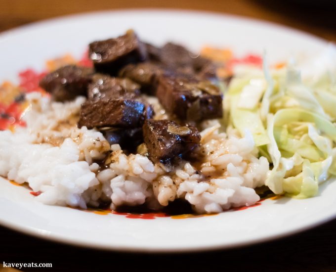 Japanese Pepper Steak with Garlic Soy Sauce Butter