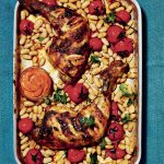 Smoky paprika chicken with warm cannellini beans