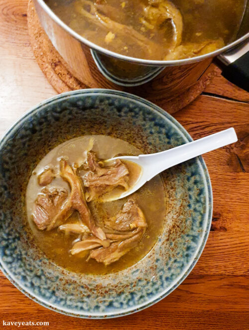 Black pepper lamb soup
