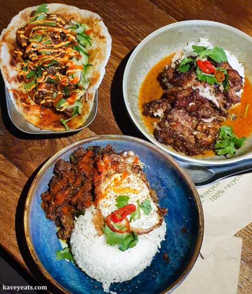 A range of dishes at Brother Thai restaurant