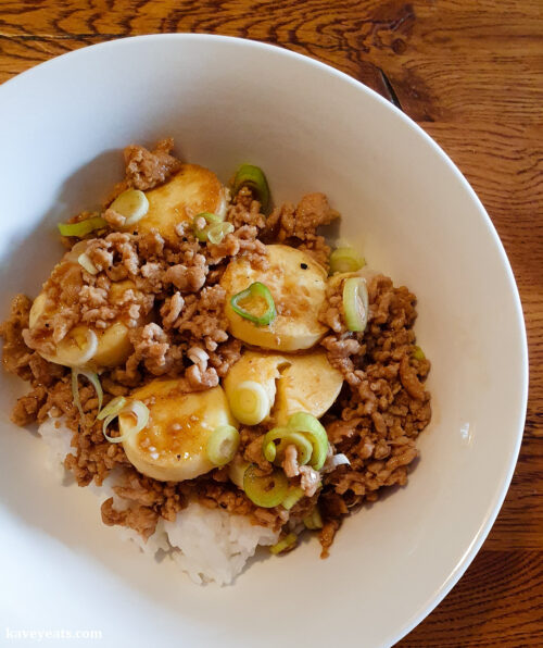 Egg Tofu and Pork