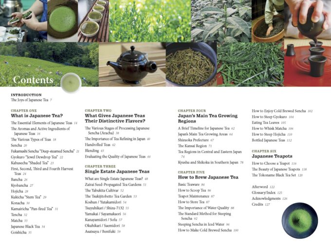 Contents Page - A Beginner's Guide to Japanese Tea