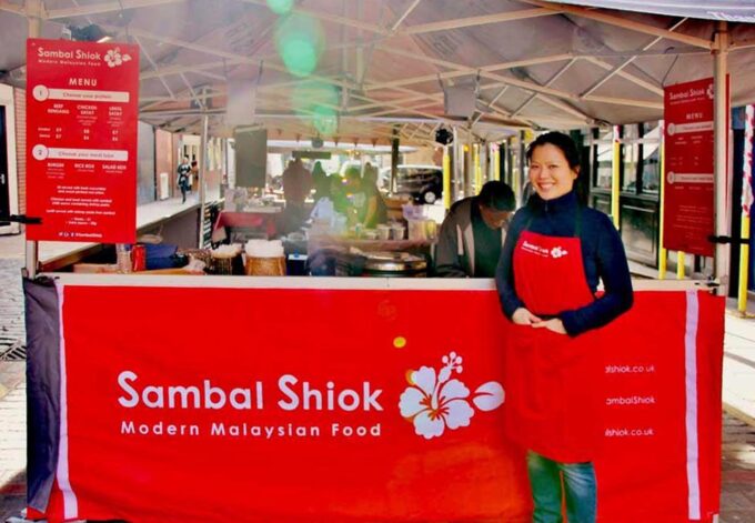 Mandy at Sambal Shiok street food stall