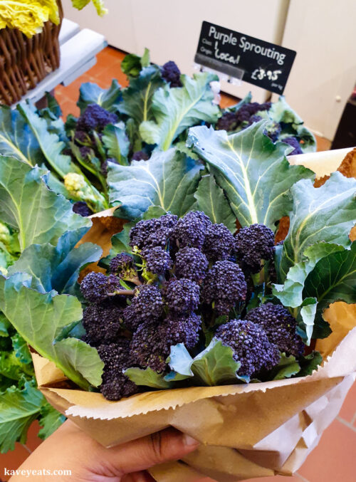 Purple Sprouting Broccoli at Fillet and Bone in Chipping Campden