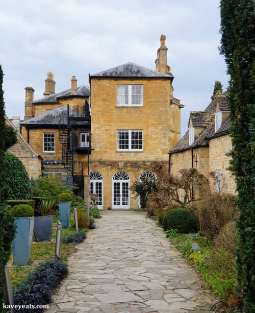 Back of Cotswold House Hotel in Chipping Campden