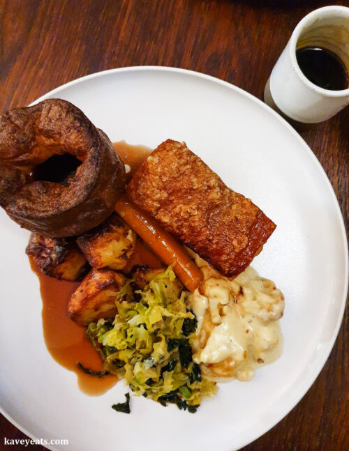 Roast belly of Hampshire White