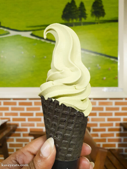 Green Tea Ice Cream at Daehan Dawon (Green Tea Farm) in Boseong