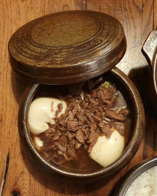 Soy Sauce Beef with Jammy Egg