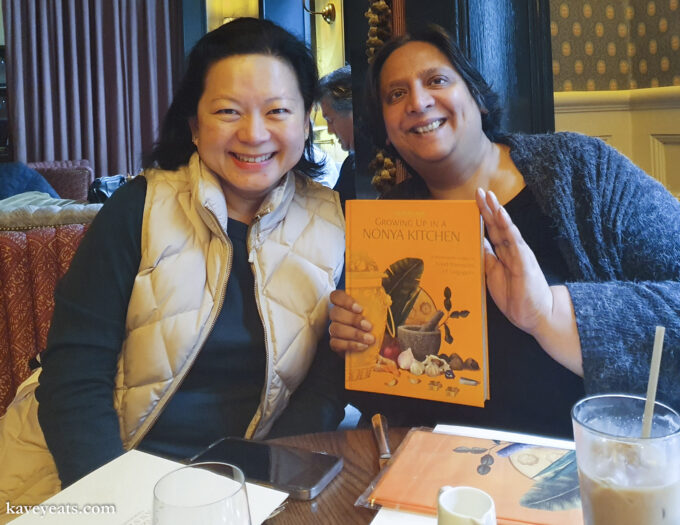 Kavita Favelle (Kavey Eats) and Sharon Wee (author of Growing Up In A Nonya Kitchen)