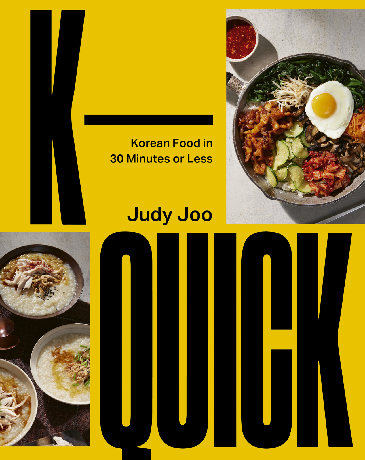 K-Quick: Korean Food in 30 Minutes or Less by Judy Joo (book cover)